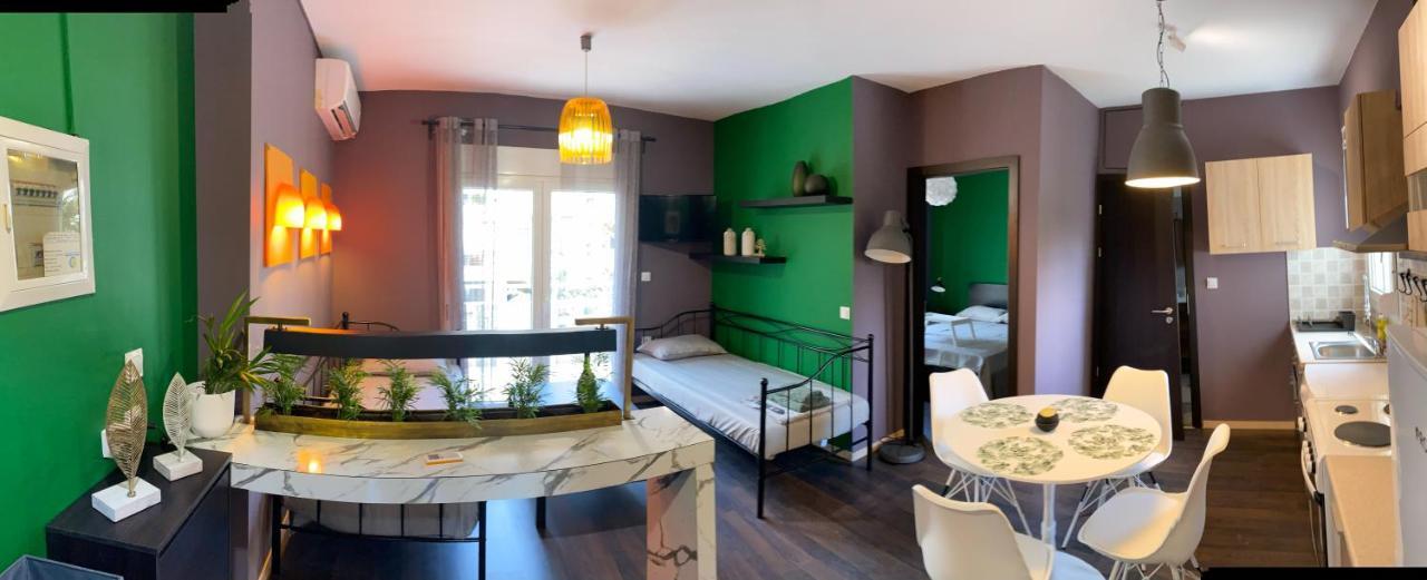 Green Apartment With View Komotiní Kültér fotó